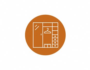 Spacious closets